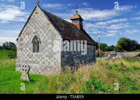 St Martin's Church, Fifield Bavant, Wiltshire. Stockfoto