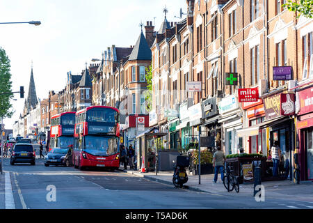 Chamberlayne Road, Kensal Rise, Kensal Green, London Borough of Brent, Greater London, England, Großbritannien Stockfoto