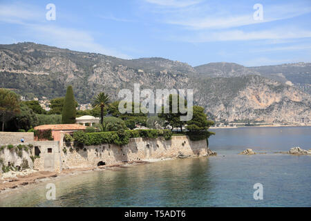 Cap Ferrat Halbinsel, Cote d'Azur, Côte d'Azur, Var, Provence, Frankreich, Europa Stockfoto