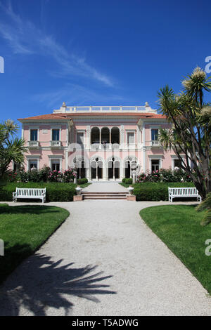 Villa Ephrussi de Rothschild, Saint Jean Cap Ferrat, Cote d'Azur, Côte d'Azur, Var, Provence, Frankreich, Europa Stockfoto