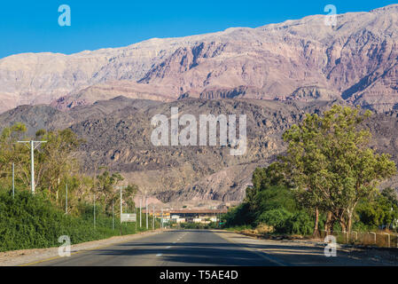 Highway 65 in Gefilde von Jordanien Stockfoto