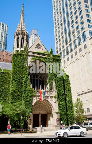 Vierten Presbyterianischen Kirche an der Magnificent Mile in der Innenstadt von Chicago Stockfoto