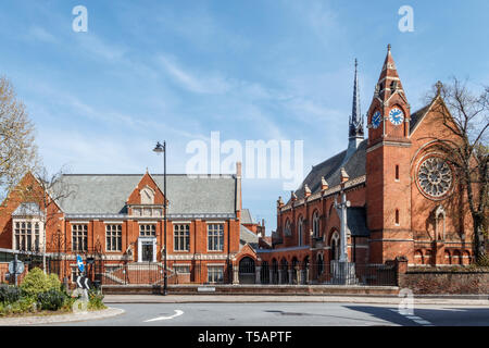 Highgate School, eine Co-educational unabhängige Tag Schule, im Jahr 1565 gegründet. North Road, Highgate, London, England, Großbritannien Stockfoto