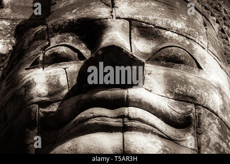 Bayon Tempel, in Siem Reap Kambodscha Stockfoto