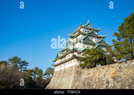 Nagoya Castle Wahrzeichen von Nagoya, Japan. Stockfoto