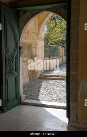 Larnaca, Zypern. In der Moschee von Umm Haram Stockfoto