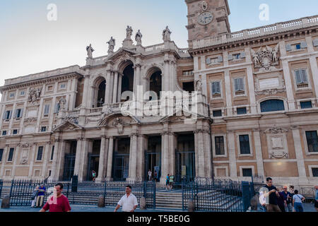 Eucharistiefeier Basilica di Santa Maria Maggiore, eine Vorderansicht Stockfoto