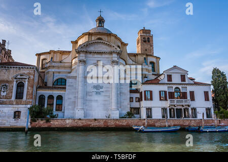 San Geremia ist eine Kirche in Venedig, im Sestiere von Cannaregio entfernt Stockfoto