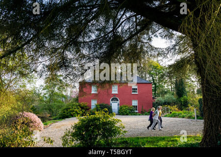 Glebe House und Galerie. Fassade und Gärten. County Donegal, Irland Stockfoto