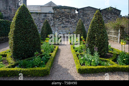 Ansicht der Dunbar in der Nähe Garten aus Canongate in der Altstadt von Edinburgh, Schottland, Vereinigtes Königreich Stockfoto
