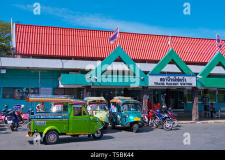 Bahnhof, Trang, Thailand Stockfoto