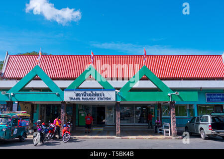 Bahnhof, Trang, Thailand Stockfoto