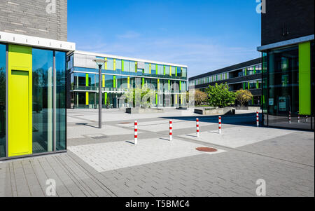 Kamp-Lintfort, Ruhrgebiet, Niederrhein, Nordrhein-Westfalen, Deutschland - die Euregio Rhein-Waal Hochschule für Angewandte Wissenschaften, Kommunikation und Umwelt Facu Stockfoto