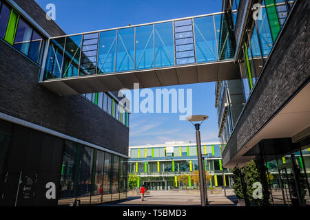 Kamp-Lintfort, Ruhrgebiet, Niederrhein, Nordrhein-Westfalen, Deutschland - die Euregio Rhein-Waal Hochschule für Angewandte Wissenschaften, Kommunikation und Umwelt Facu Stockfoto