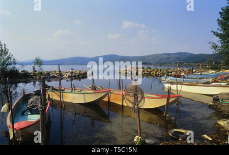 Lago Trasimeno. Perugia-Provence. Umbrien. Italien. Stockfoto