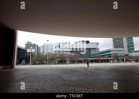 Pavilhão de Portugal im Parque das Nações in Lissabon, Portugal Stockfoto