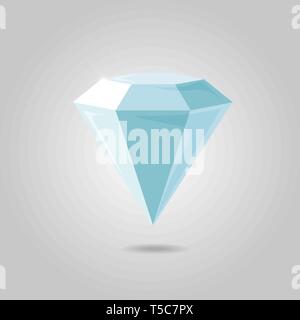 Karte Lage vektorsymbol Konzeption mit Diamond Ring Symbol in trendigen flache Bauform 10 eps Stock Vektor