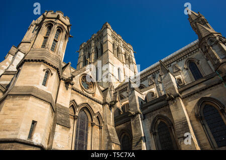 Römisch-katholische Kathedrale des Hl. Johannes der Täufer im Stadtzentrum von Norwich, Norfolk, East Anglia, England, UK. Stockfoto