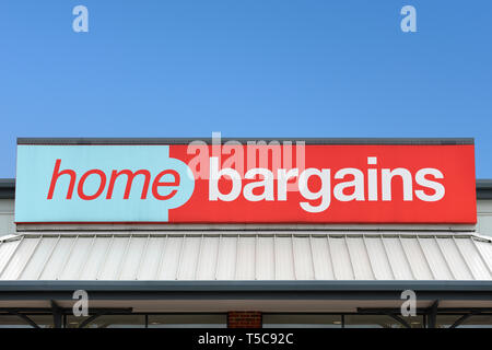 Home Schnäppchen Store, Großbritannien Stockfoto