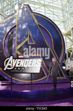 LOS ANGELES, Ca - 22. April: Atmosphäre bei der Weltpremiere von Walt Disney Studios Motion Pictures' Avengers: Endgame' im Los Angeles Convention Center am 22. April 2019 in Los Angeles, Kalifornien. Stockfoto