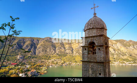 Kirche der Muttergottes der Gesundheit Hilfsmittel in Kotor, Montenegro Stockfoto