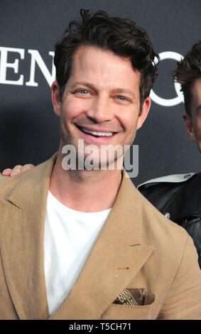 Los Angeles, Kalifornien, USA, 22. April 2019 Nate Berkus besucht die Weltpremiere von "Marvel Studios" Avengers: Endgame' am 22. April 2019 im Los Angeles Convention Center in Los Angeles, Kalifornien, USA. Foto von Barry King/Alamy Stock Foto Stockfoto