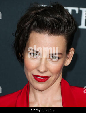 Los Angeles, USA. 22 Apr, 2019. LOS ANGELES, Kalifornien, USA - 22. April: Schauspielerin Evangeline Lilly kommt an der Uraufführung von Walt Disney Studios Motion Pictures und Marvel Studios'' Avengers: Endgame' im Los Angeles Convention Center am 22. April 2019 in Los Angeles, Kalifornien, Vereinigte Staaten. (Foto von Xavier Collin/Image Press Agency) Quelle: Bild Presse Agentur/Alamy leben Nachrichten Stockfoto