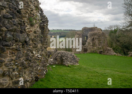 Narberth Schloss, Narberth Pembrokeshire. Stockfoto