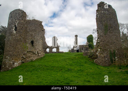 Narberth Schloss, Narberth Pembrokeshire. Stockfoto