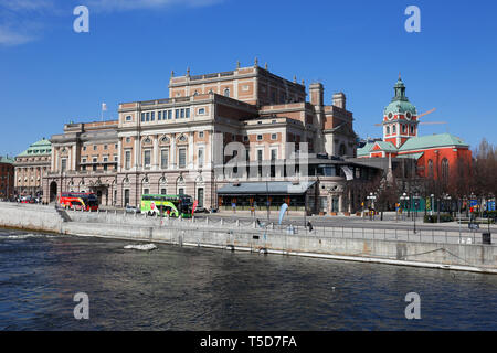 Stockholm, Schweden - 22 April, 2019: Die Stockholmer Oper. Stockfoto