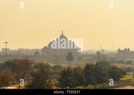 Der Akshardham Tempel in Neu Delhi. Indien Stockfoto