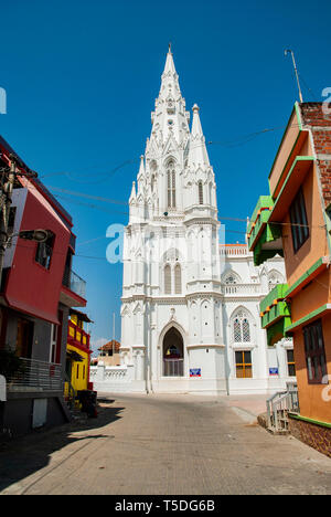 Katholische Kirche der Jungfrau in Kanyakumari in Indien Stockfoto