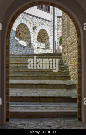 Saint Jovan Bigorski Kloster. Mazedonisch-orthodoxe Kloster, Mazedonien Stockfoto