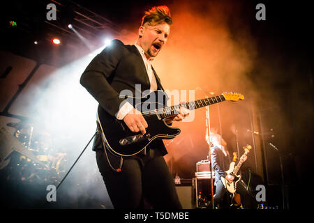 Royal Republic live an der Manchester Academy 2017 Stockfoto