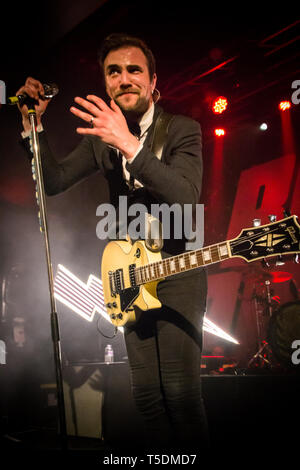 Royal Republic live an der Manchester Academy 2017 Stockfoto