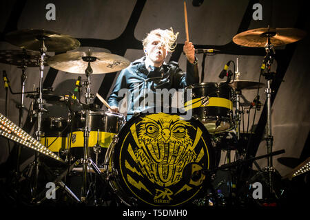 Royal Republic live an der Manchester Academy 2017 Stockfoto