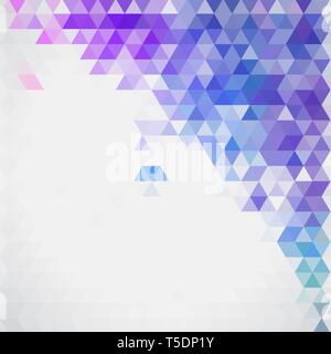 HELLBLAUER Vektor glänzendes sechseckiges Muster. Moderne geometrische abstrakte Illustration mit Farbverlauf. Das beste dreieckige Design für Ihr Unternehmen. eps Stockfoto