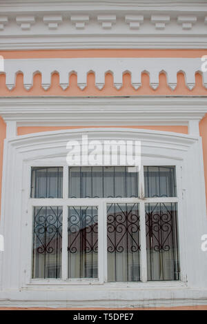 Dekor Elemente der Bürgerhäuser in Elabuga, Russland Stockfoto