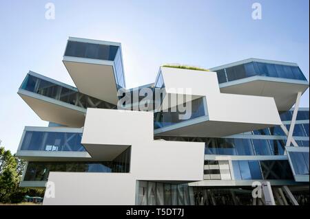 Actelion Business Center, entworfen von den Architekten Herzog & de Meuron, Allschwil, Basel, Schweiz Stockfoto