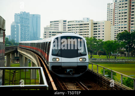 Öffentliche U-Bahn - Singapur Stockfoto