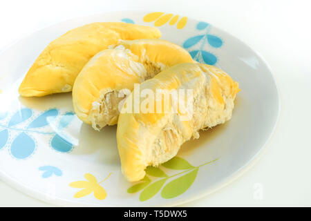 König von Obst thailändischen Durian, sehr delicouis Obst in Thailand. Stockfoto