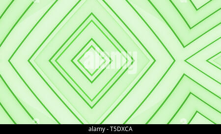 Abstrakte weichen, grünen farbige geometrische Formen und Linien Hintergrund Stockfoto