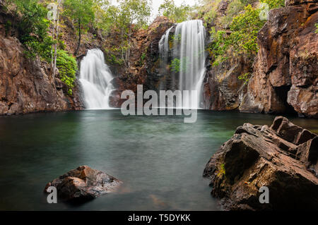 Schöne Florence Falls im Litchfield NP. Stockfoto