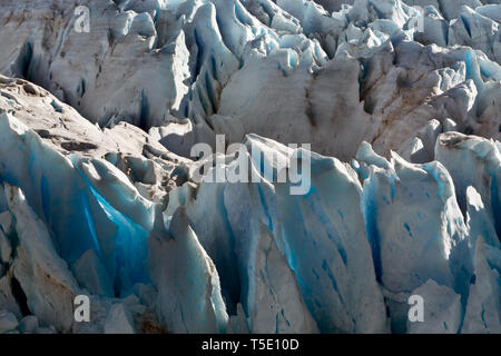 Der Perito Moreno Gletscher, Los Glaciares NP, Argentinien Stockfoto