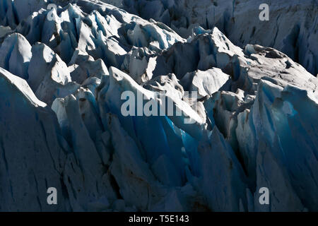 Der Perito Moreno Gletscher, Los Glaciares NP, Argentinien Stockfoto