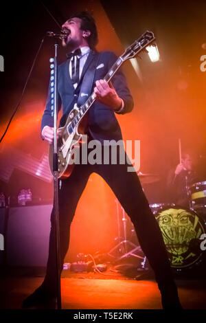 Royal Republic live an der Manchester Academy 2016 Stockfoto