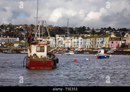 Teignmouth Hafen aus, Teignmouth, Devon, Großbritannien Stockfoto