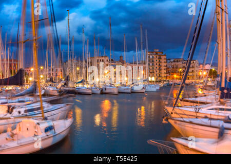 La Cala in Palermo, Sizilien, Italien Stockfoto