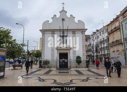 Capela de Nossa Senhora da Saude Katholische Kirche in Lissabon, Portugal Stockfoto