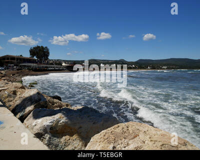 Strand von Latchi, Polis, Zypern. Stockfoto